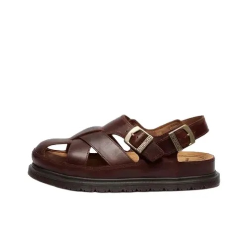 Dr.Martens San Archive Fisherman Сандалии в римском стиле Унисекс Коричневый