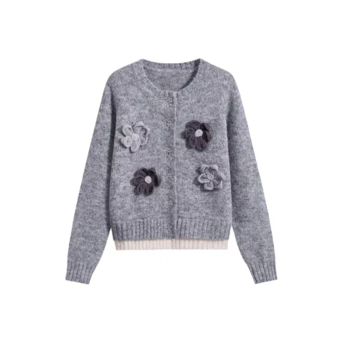 ETSE Серый Свитер Трикотаж Женский Трикотаж