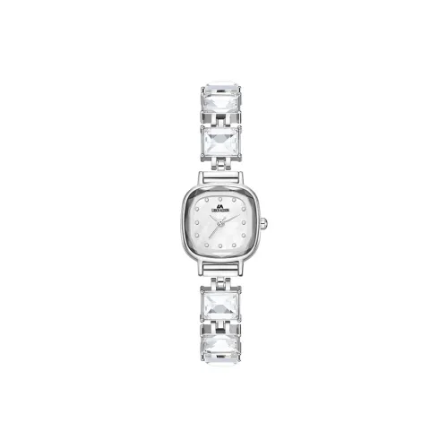 LIBER AEDON Наручные часы Кварцевый механизм Белый циферблат Женские часы