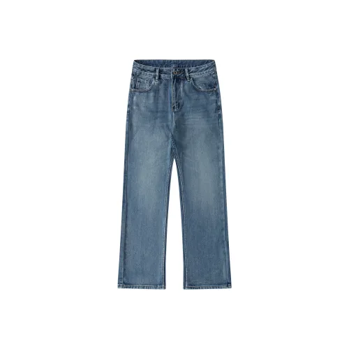 VALKOMM Коралловый синий унисекс джинсы