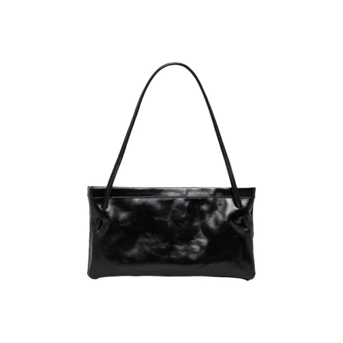 By Far Кожа Тоут Сумка Сумка для покупок Сумка на плечо Женская Черная