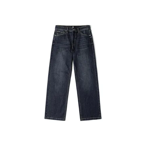 Lee Темно-синий Женские Джинсы