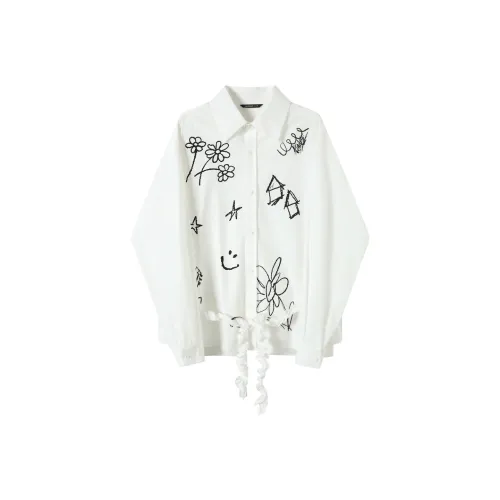 TGNS Pearl White Женские Рубашки
