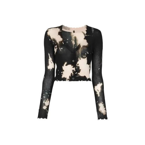 R13 Кашемир Свитер Женские Черный