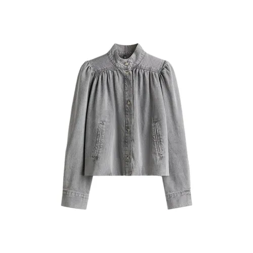 H&M Джинсовый серый Женская Джинсовая Куртка