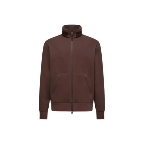 Moncler Хлопок и Кашемир ZIP UP Толстовка Куртки и Пальто Мужской