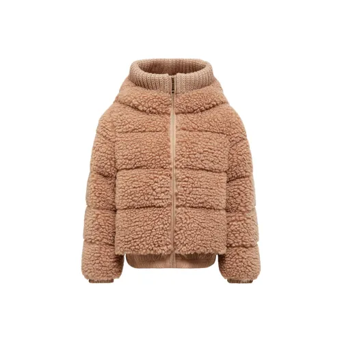 Moncler Пуховик Adalbertas Teddy с капюшоном пуховик для детей