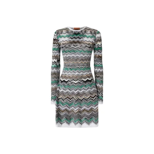 MISSONI Длинное платье с длинными рукавами женское