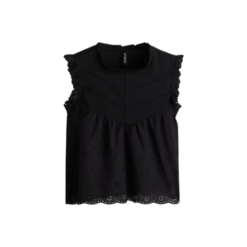 H&M Черные Женские Майки