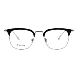 Черно-серебро [0 Степень Смола Защита от синего света Линзы]