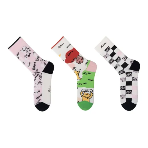 Mulinsen Носки Crew Унисекс упаковка из 3 пар