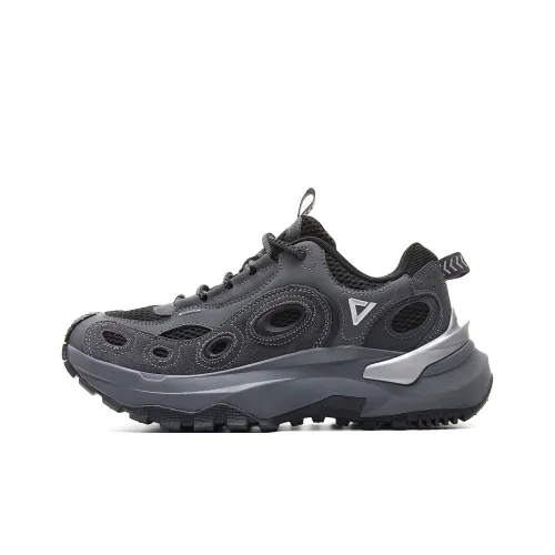 PEAK Устойчивость к истиранию Покрытие Отскок Низкий Топ Casual Мужской Магнит Серый Черный