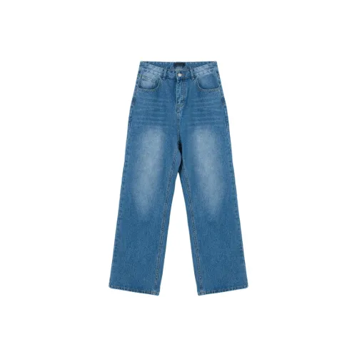 DAVID ME Blue Unisex Jeans DAVID ME Синий Унисекс Джинсы