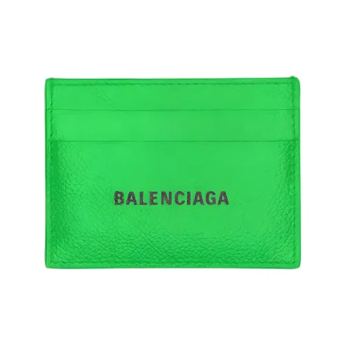Balenciaga Cash Cow Кожаный держатель для карт Держатель для карт Мужской Зеленый