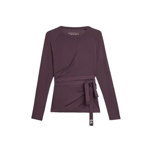 Y 3 Фиолетовые Женские T-рубашки