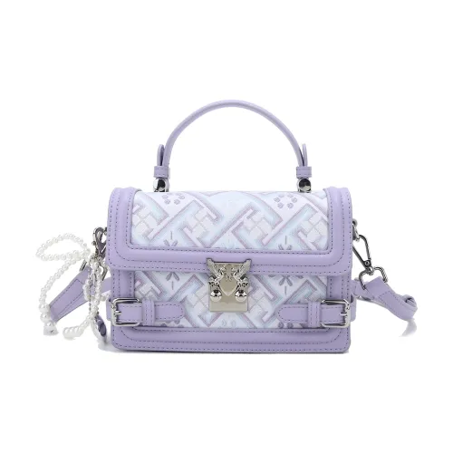 BUHOWE Полиуретан ПУ (полиуретан) Синтетическая кожа Сумка Стандартная Женская Фиолетовая