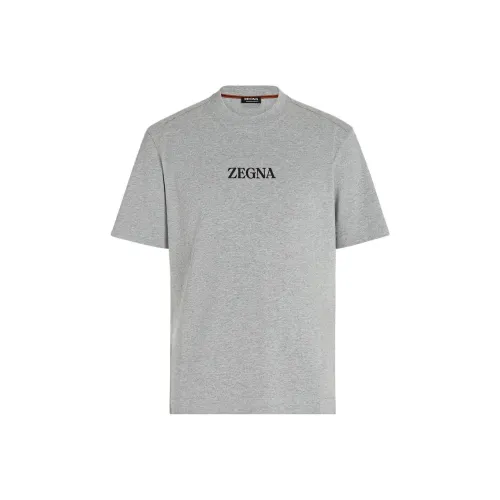 Ermenegildo Zegna Серые Мужские T-Рубашки