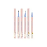 Двухкомпонентный комплект: Jingzhi Smoothing Eyeliner Жидкая ручка #01 Коричневый *2 + Jingzhi Smoothing Eyeliner Жидкая ручка #02 Черный