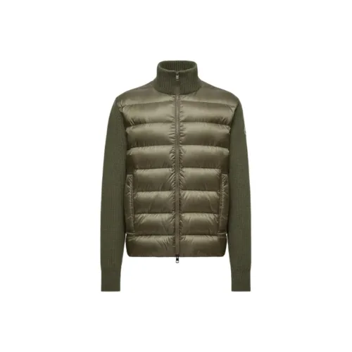 Moncler Зеленый Мужской Пуховик