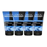 Мужской водорастворимый питательный очищающий гель с двойным эффектом, объем 100 мл * 4