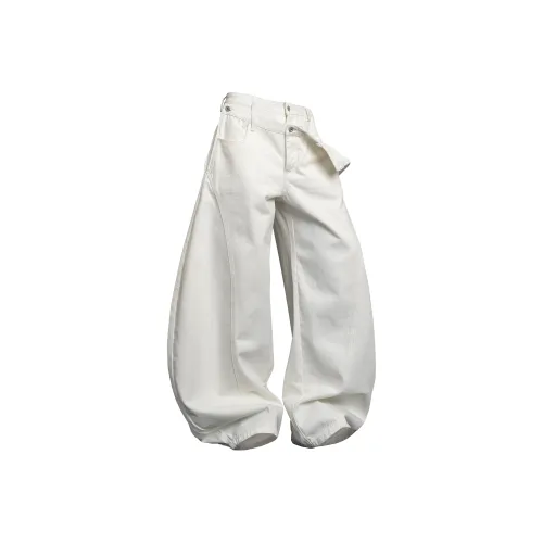 DBW DOUBLEWIN Белый Унисекс Джинсы