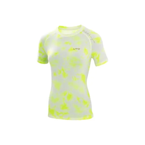 UTO Короткий рукав футболка с половиной рукава унисекс