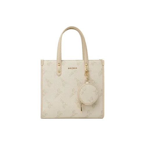 SMILE FOCUS PVC Тоут Сумка через плечо Женская Экрю хаки