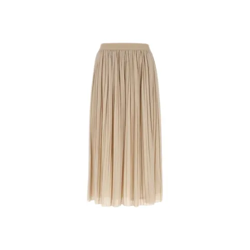 WEEKEND MaxMara Бежевый Женские Повседневные Длинные Юбки
