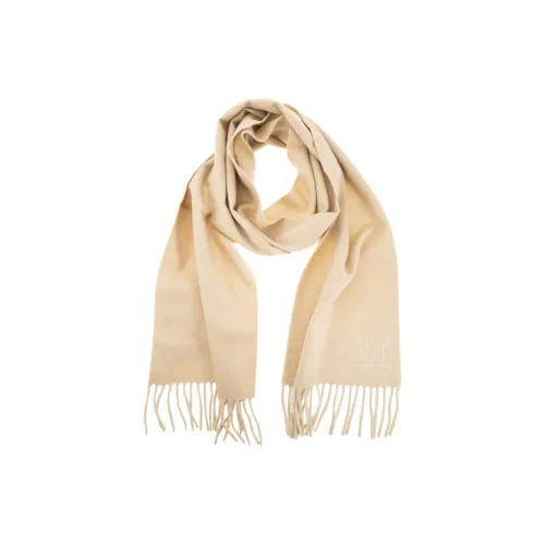 MaxMara Шарфы из верблюжьей шерсти женские светлый умбра