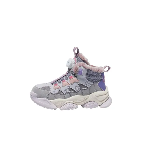 JEEP Ручка Пряжка High Топ Спортивная повседневная обувь Молочно-розовый Фиолетовый Детский