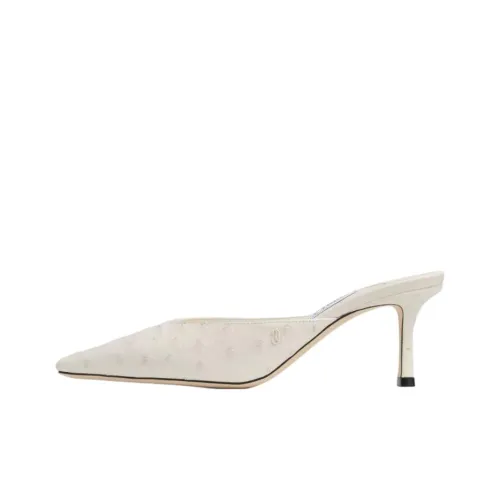 Jimmy Choo Vivi Домашние тапочки Женские Белые