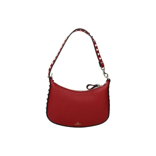 Valentino Garavani Кожа Плечевая Сумка Маленькая Женская Красная