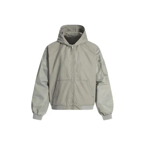 HIPHOPPUNKS Серый Мужской Куртки