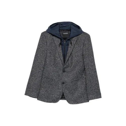 Karl Lagerfeld Бизнес Коммутирование FW25 Бизнес Костюм Куртка Мужская