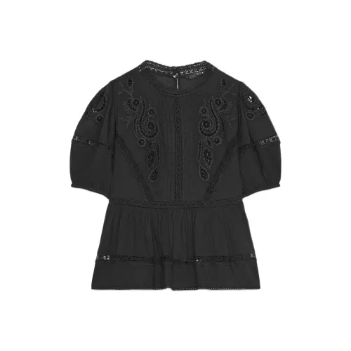 ZARA ZW Series Черные Женские Рубашки