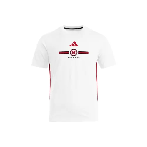 Adidas Nebraska Cornhuskers Essentials 3 Stripes T-Shirt Мужская