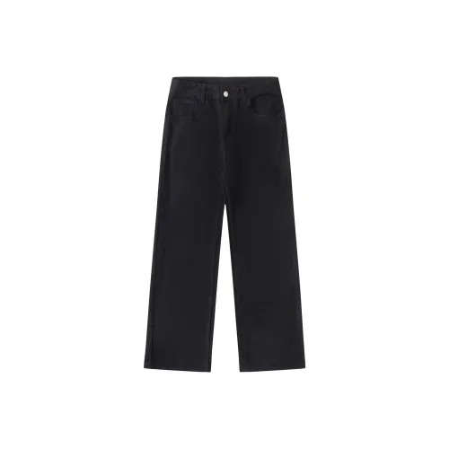 VALKOMM Чисто Черные Унисекс Джинсы