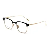 Чёрная золотая оправа