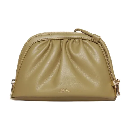 A.P.C Ninon ПУ (полиуретан) Сумка через плечо Маленькая Женская Хаки