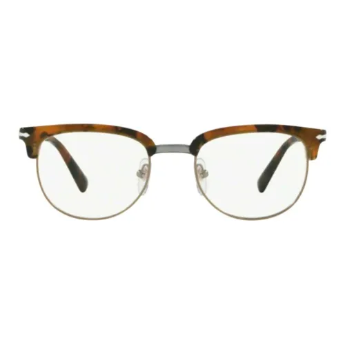 PERSOL Пластик Квадратные Оправы для Очков Унисекс Темно-Коричневый