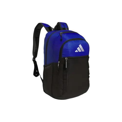 Adidas Letter Print Backpack Unisex Blue Black Adidas Рюкзак с принтом букв Унисекс Синий Черный