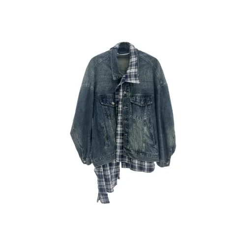 PEA Синий Унисекс Куртки