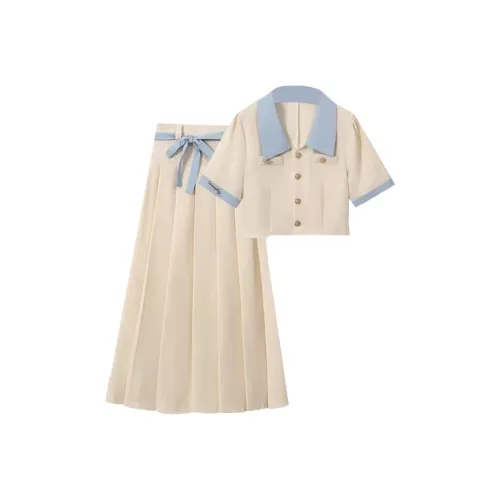 Cotton Zhiximeng Live Короткий рукав Платье Женское