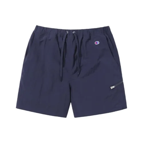 Champion Sea Blue Unisex Casual Shorts Чемпион Морской Синий Унисекс Повседневные Шорты