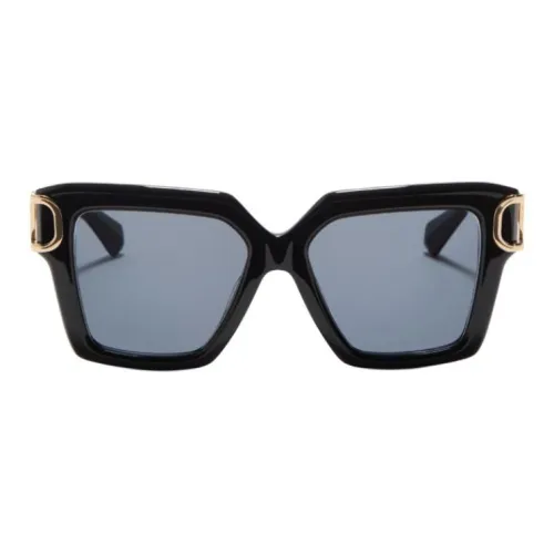 Valentino Ацетат Квадратные Солнцезащитные Очки Унисекс Черные