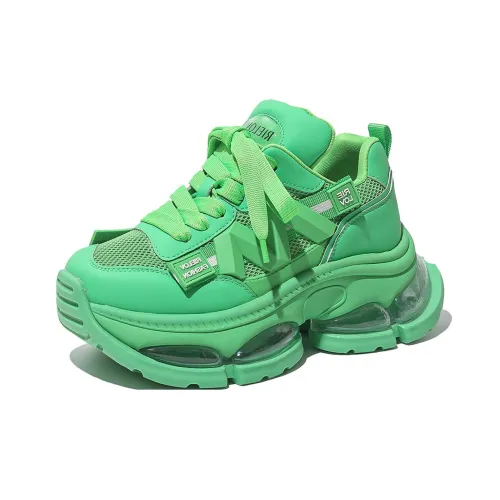 Amoy Love Износостойкий Легкий Увеличивающий Высоту Низкий Топ Кроссовки с Толстой Подошвой Женские