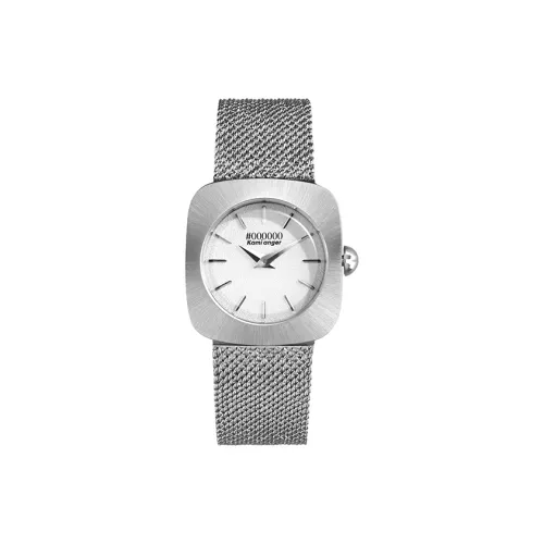 Kami Anger Ming Collection Электроника Механизм Нержавеющая сталь Ремешок Часы Унисекс Белый циферблат