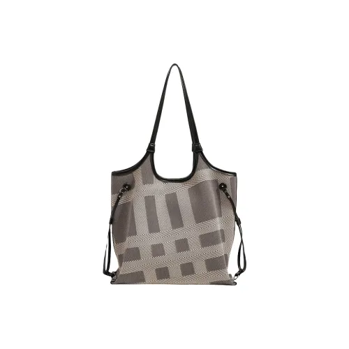 PESASRIE Холст Сумка через плечо Женская Стрептопелий Серый