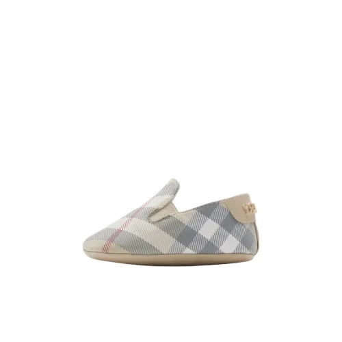 Burberry Низкий Топ Предходячая Обувь для Малышей и Детей Пре-Школьного Возраста Серого Цвета