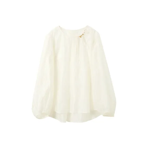 3COLOUR Экрю Женские Рубашки